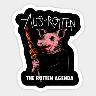 Rotten Agenda Sticker